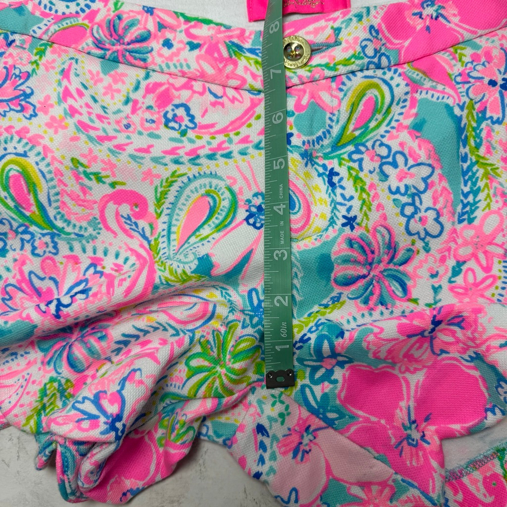 NWT Lilly Pulitzer Buttercup Knit Shorts Size 4 Flock Full of Fun - Picture 9 of 9